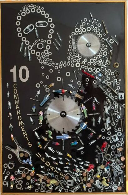 THE 10 COMMANDMENTS UPDATE - a Paint Artowrk by Elana Rey